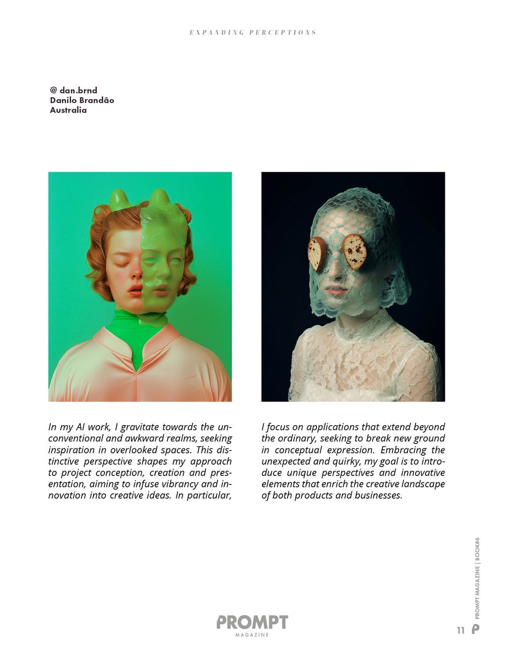 PROMPT MAGAZINE Issue 6: EXPANDING PERCEPTIONS