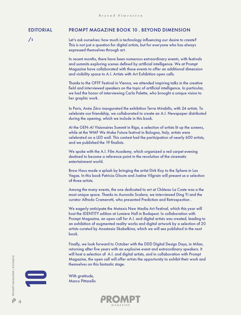 Prompt Magazine 10 digital book