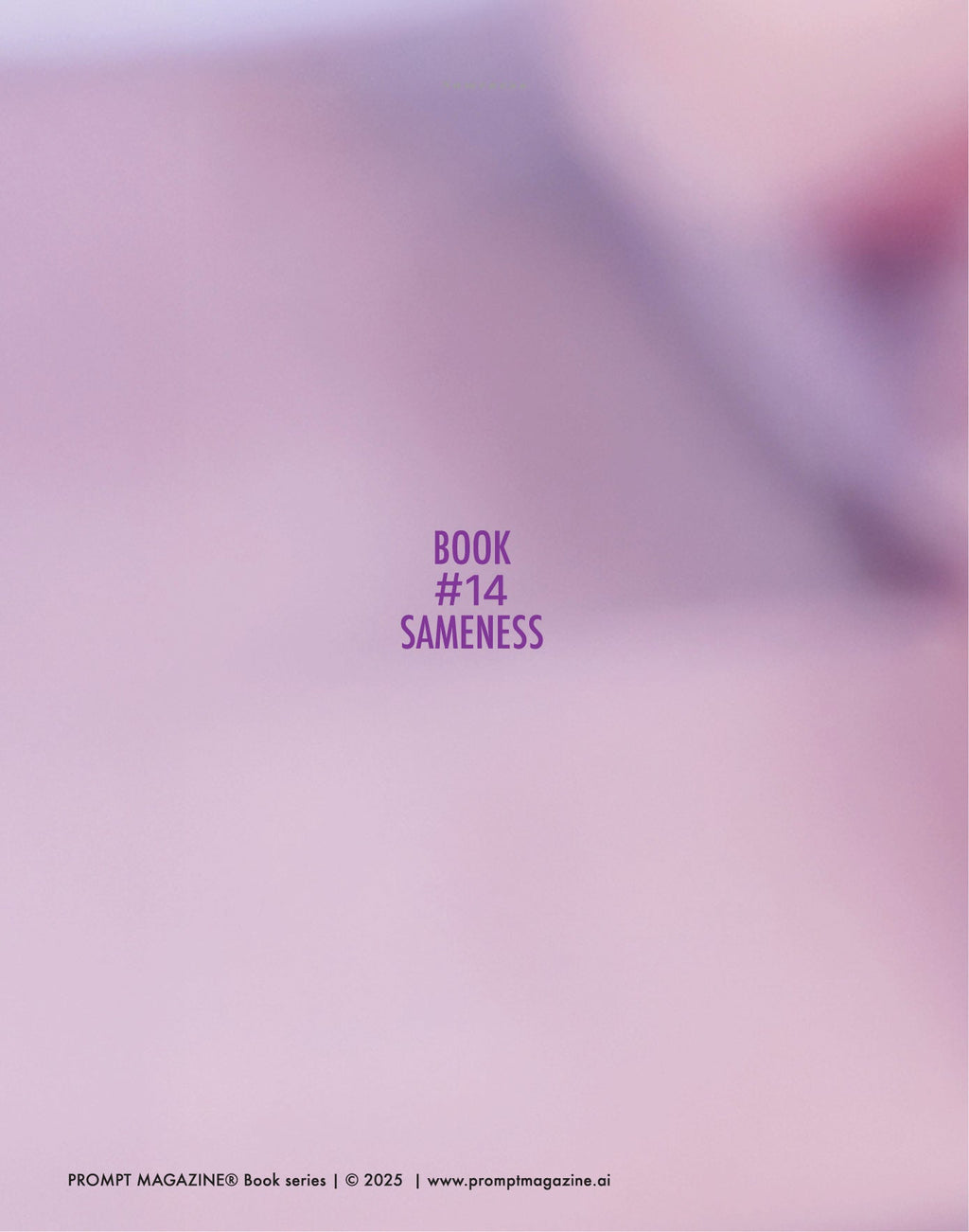 Prompt Magazine 14: Sameness
